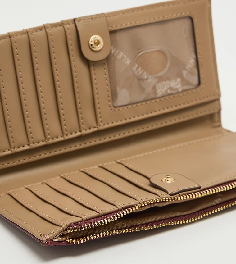 ANNE KLEIN  Anne Klein Textured Zippered Wallet for Women | Best Price UAE